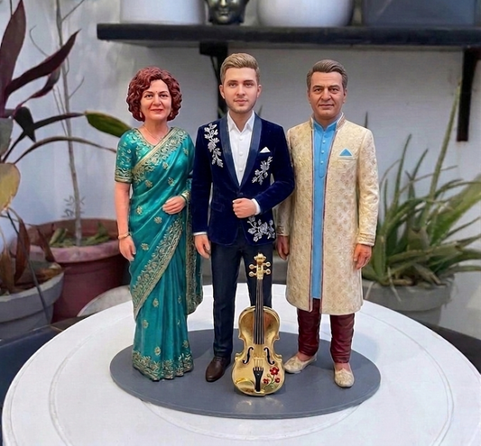 Family full body 3d Miniature
