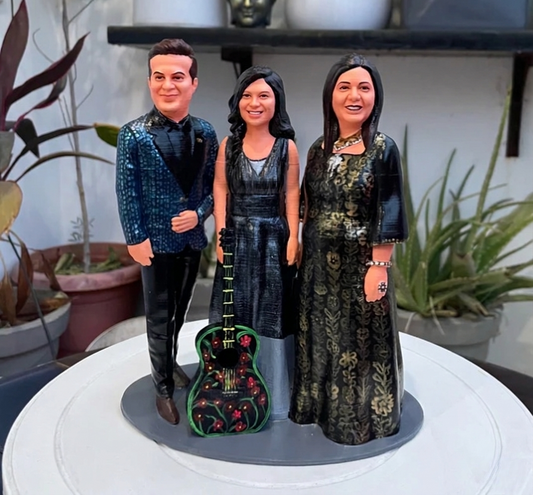 Family full body 3d Miniature