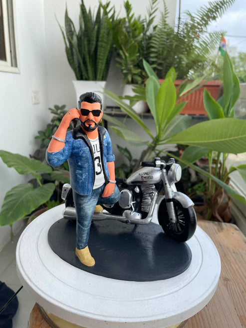 Custom Bike Rider 3D Miniature